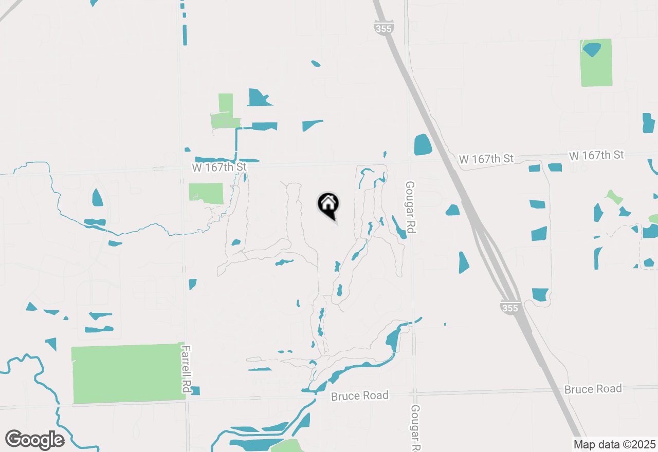 Map of 16260 W Mohawk Court, Lockport, IL 60441