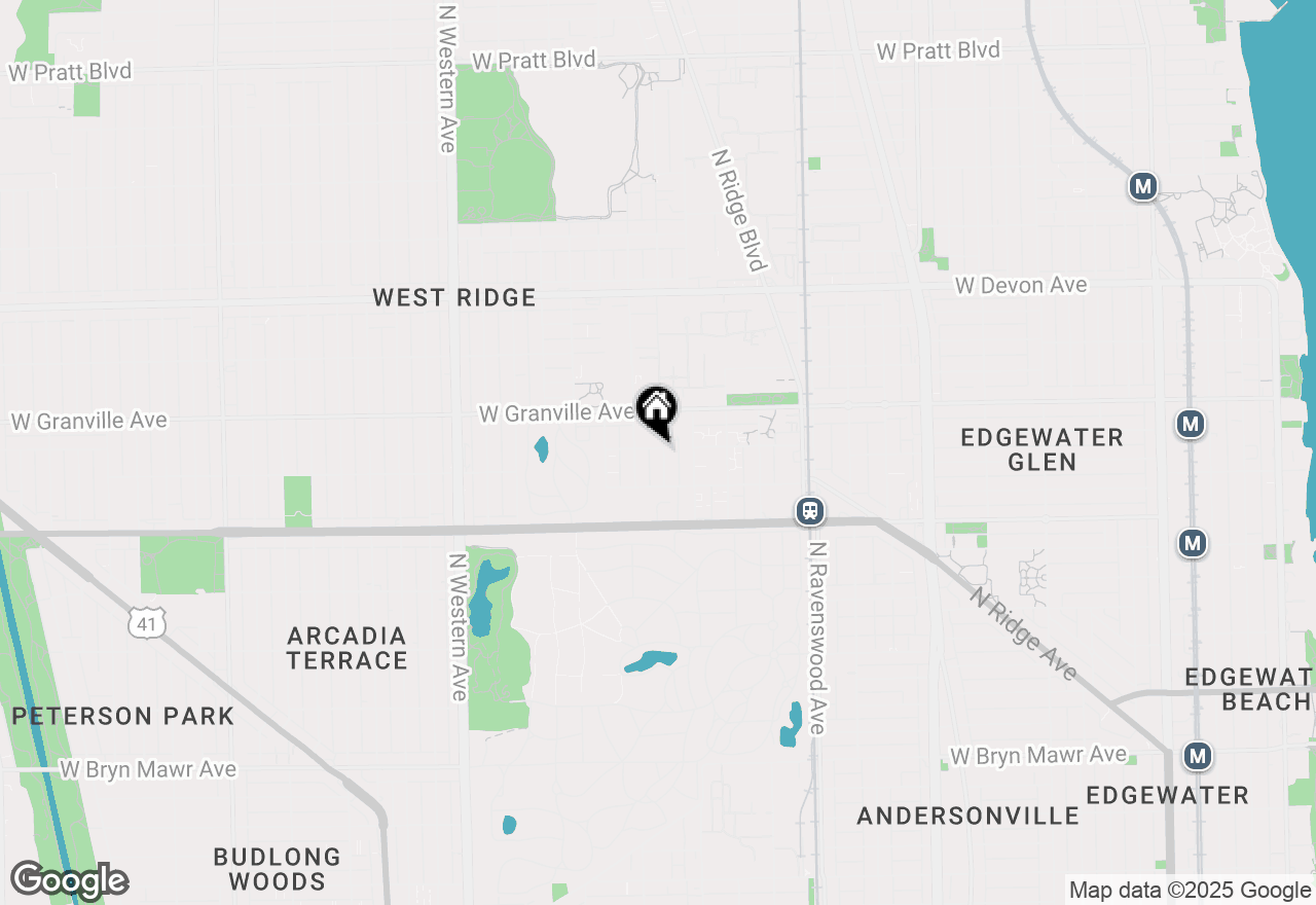 Map of 6136 N Seeley Avenue #1E, Chicago, IL 60659