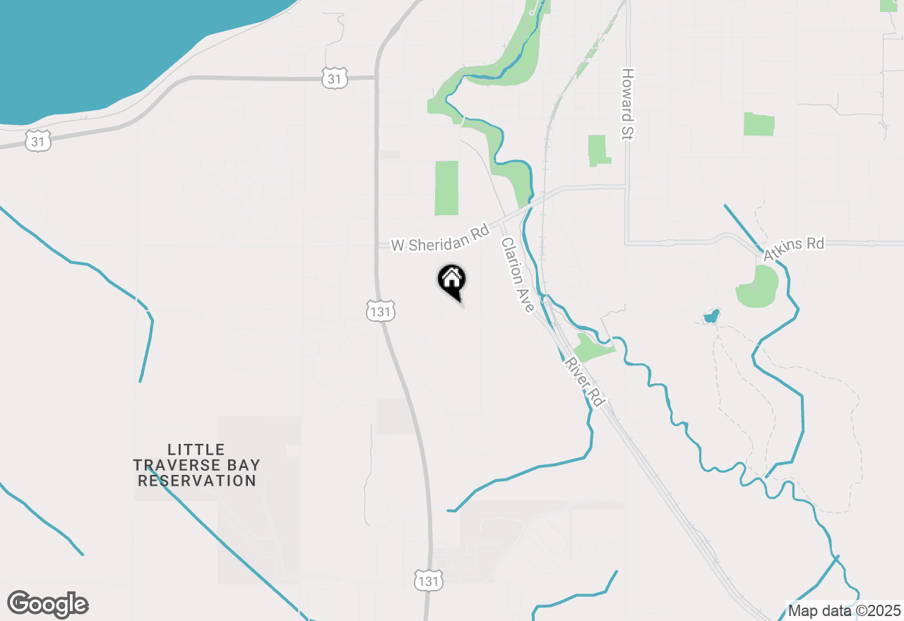 Map of 2755 Crestview, Petoskey, MI 49770