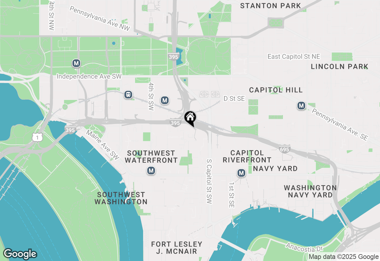 Map of 73 G Street Sw #103, Washington, DC 20024