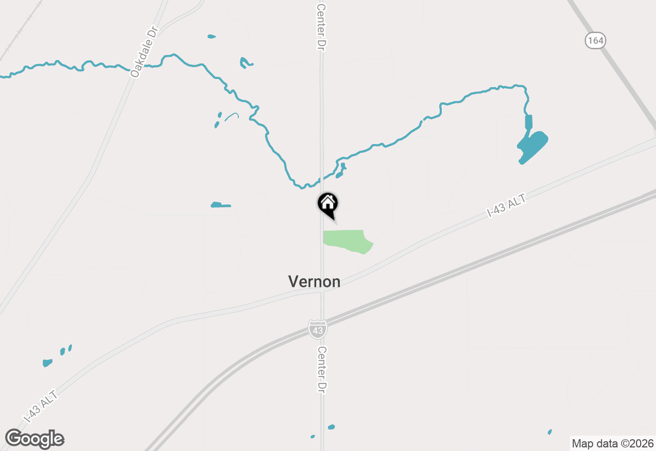 Map of W249S7470 Center Dr, Waukesha, WI 53189