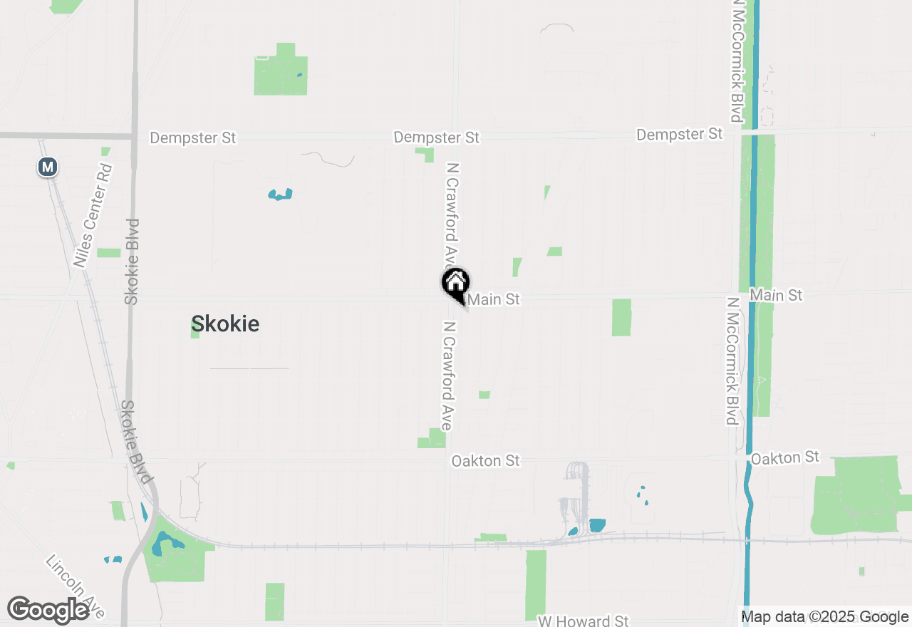 Map of 8341 Crawford Avenue, Skokie, IL 60076