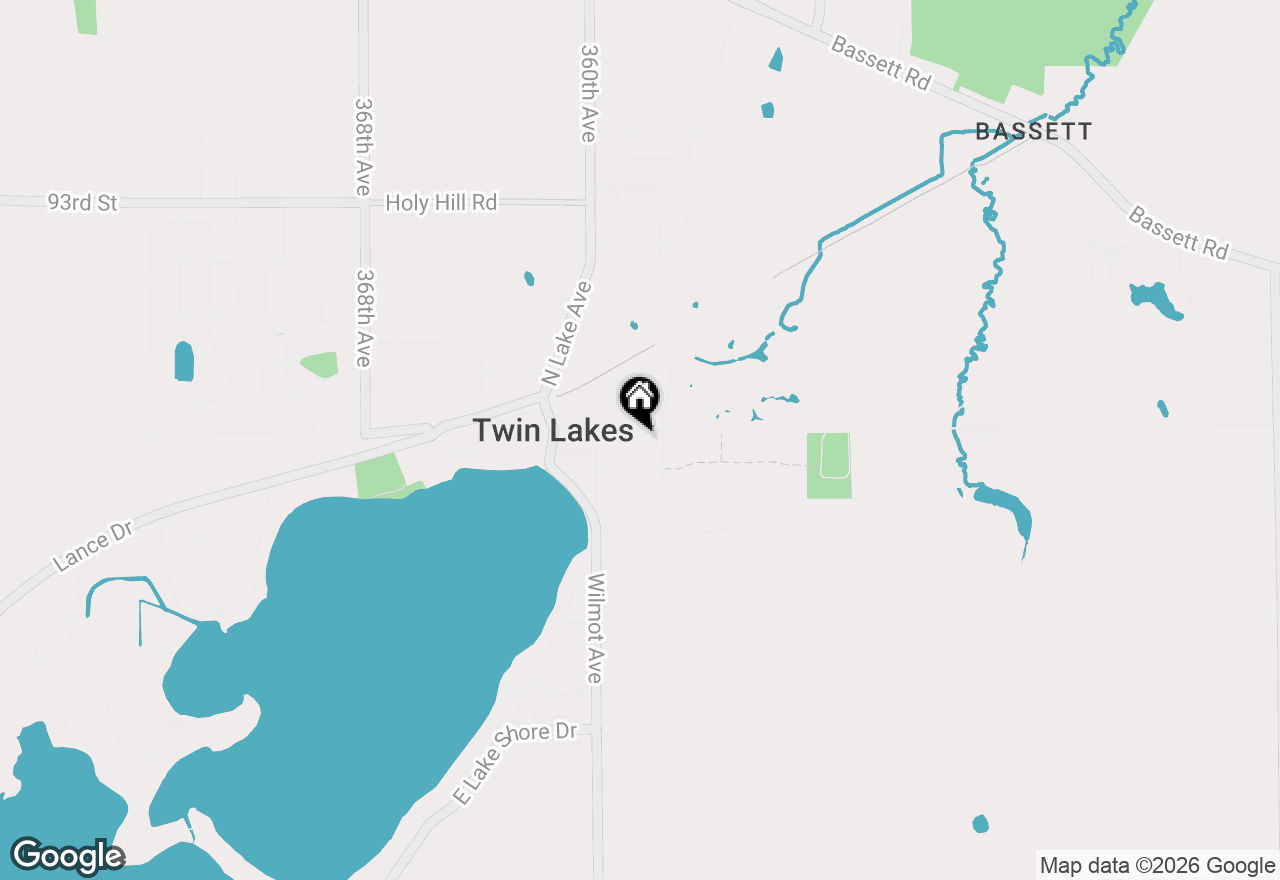 Map of 701 Legion Dr, Twin Lakes, WI 53181