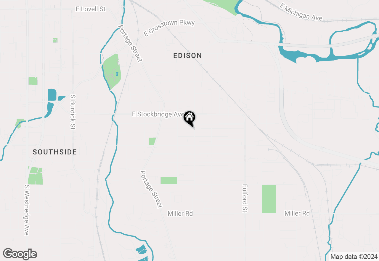 Map of 1111 Clinton Avenue, Kalamazoo, MI 49001