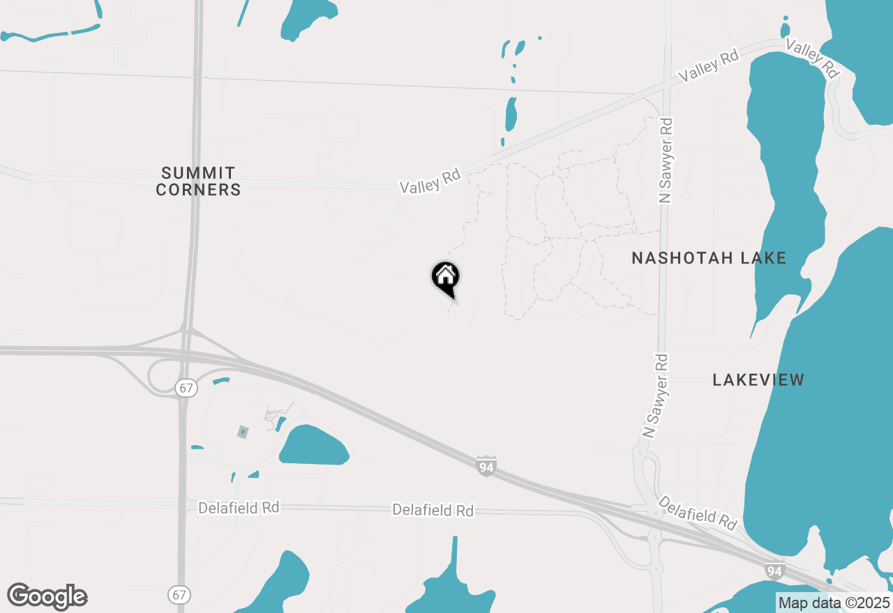 Map of 1840 La Belle Springs Ln, Oconomowoc, WI 53066