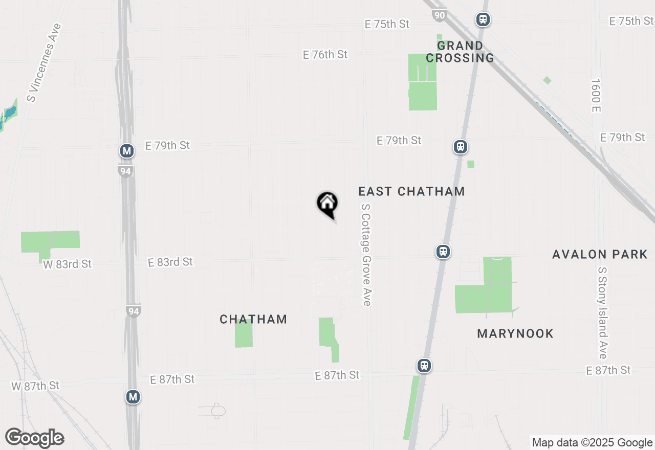 Map of 8153 S Champlain Avenue, Chicago, IL 60619