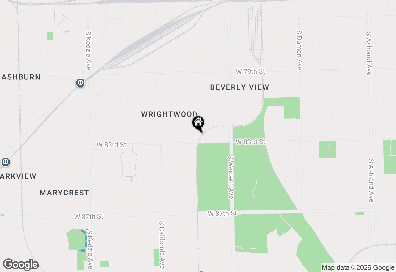 Map of 2553 W 82nd Place, Chicago, IL 60652