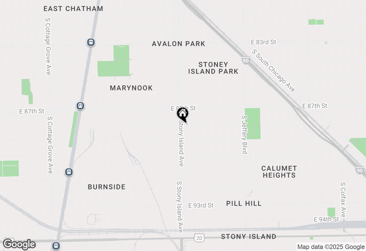 Map of 8801 S Stony Island Avenue, Chicago, IL 60617