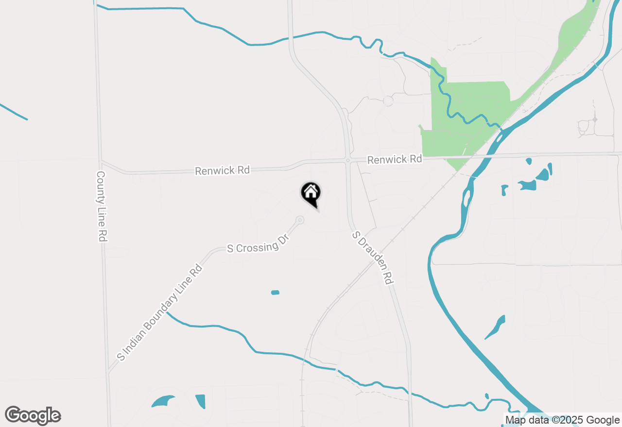 Map of 16031 S Crossing Drive, Plainfield, IL 60586