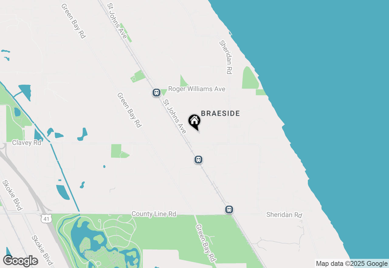 Map of 441 Oakland Drive, Highland Park, IL 60035