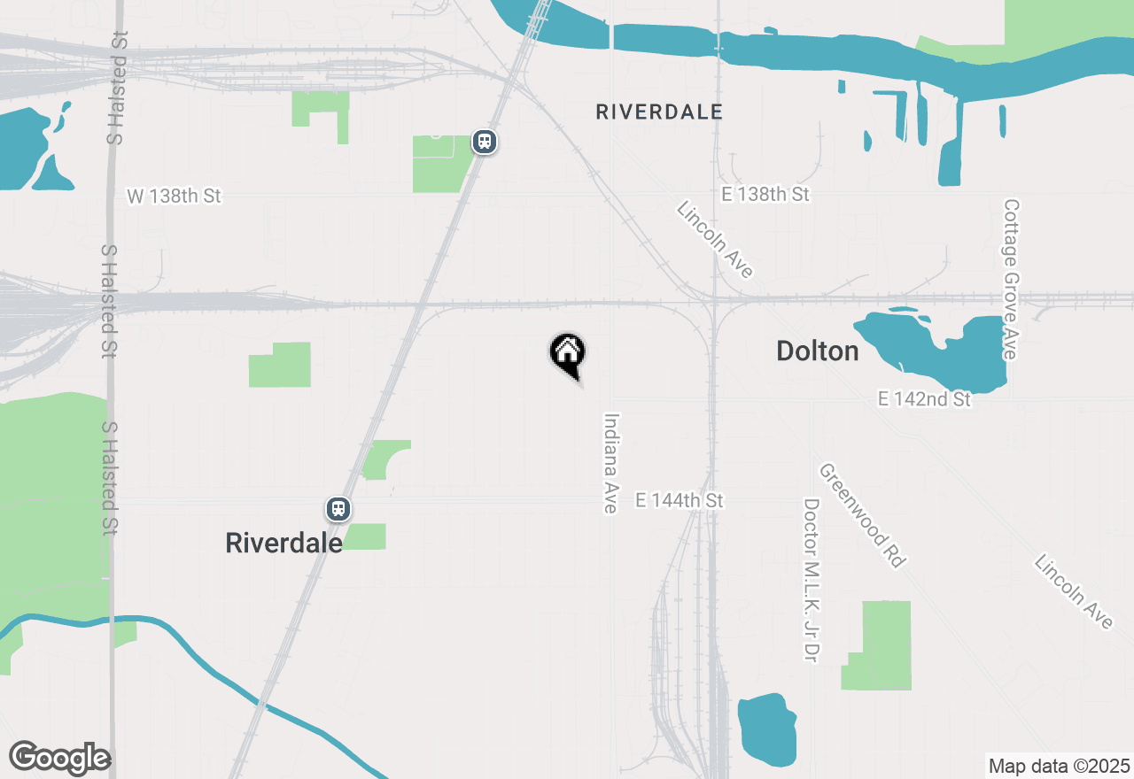 Map of 14129 S Michigan Avenue, Riverdale, IL 60827