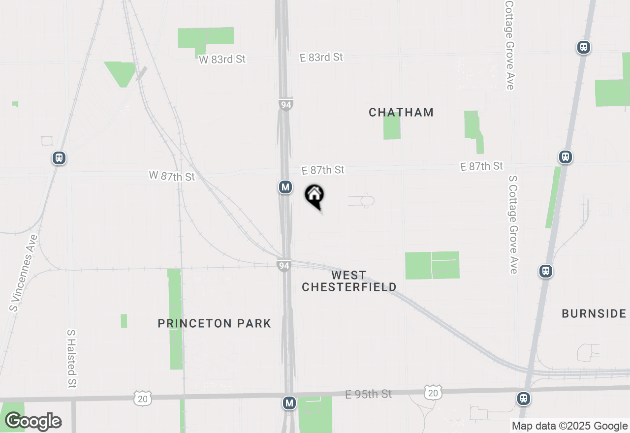 Map of 8841 S Wabash Avenue, Chicago, IL 60619