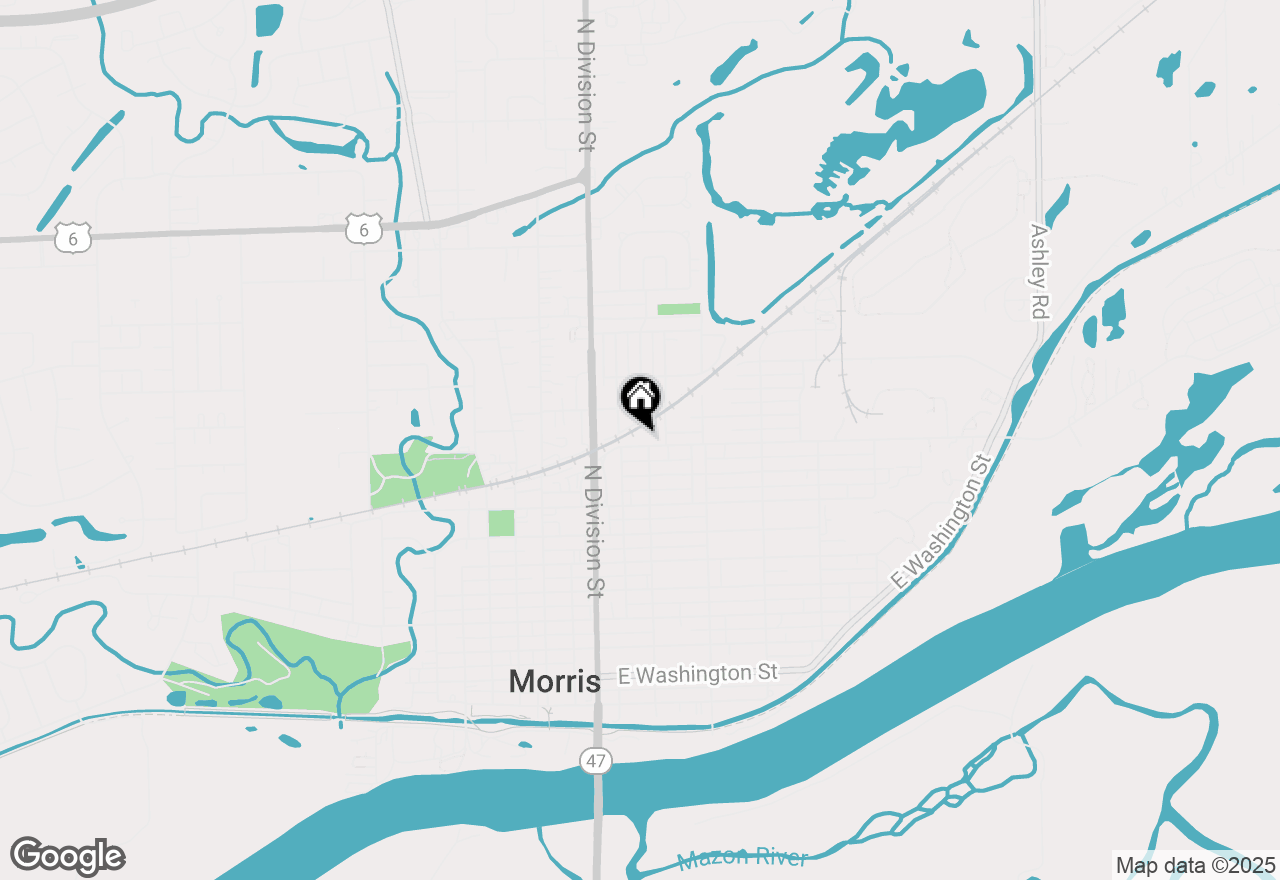 Map of 418 Armstrong Street, Morris, IL 60450