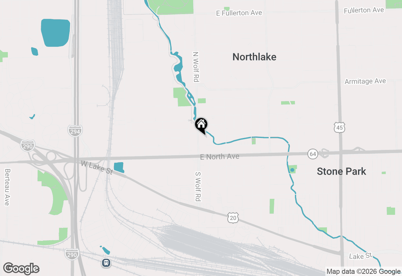 Map of 77 N Wolf Road #312, Northlake, IL 60164
