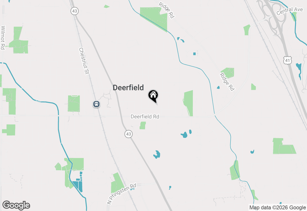 Map of 850 Kenton Road, Deerfield, IL 60015