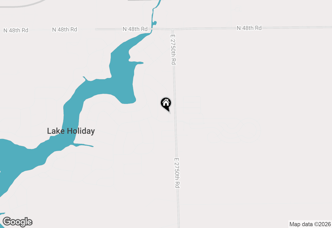 Map of 1414 Sandwich Drive, Lake Holiday, IL 60548