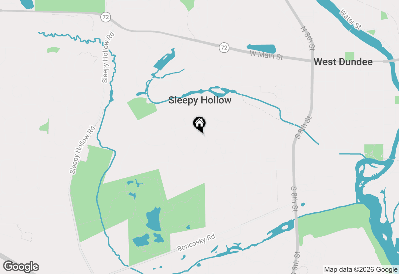 Map of 22 Plum Court, Sleepy Hollow, IL 60118