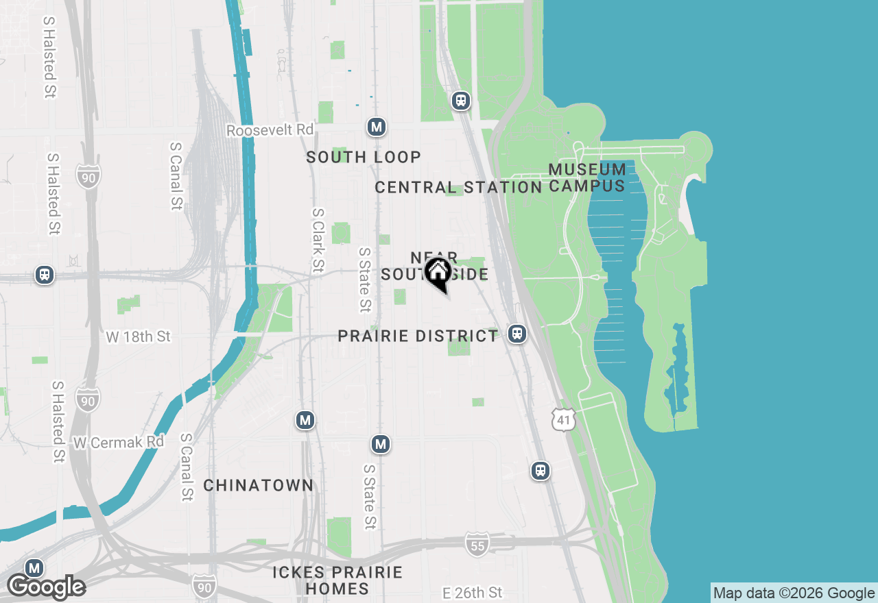 Map of 1632 S Indiana Avenue #106, Chicago, IL 60616