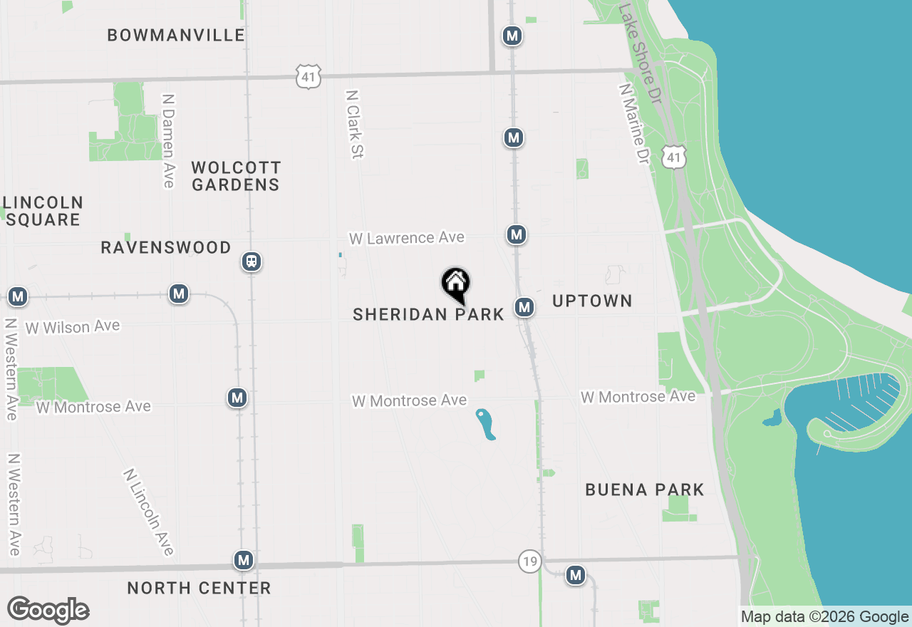 Map of 4601 N Malden Street #3, Chicago, IL 60640