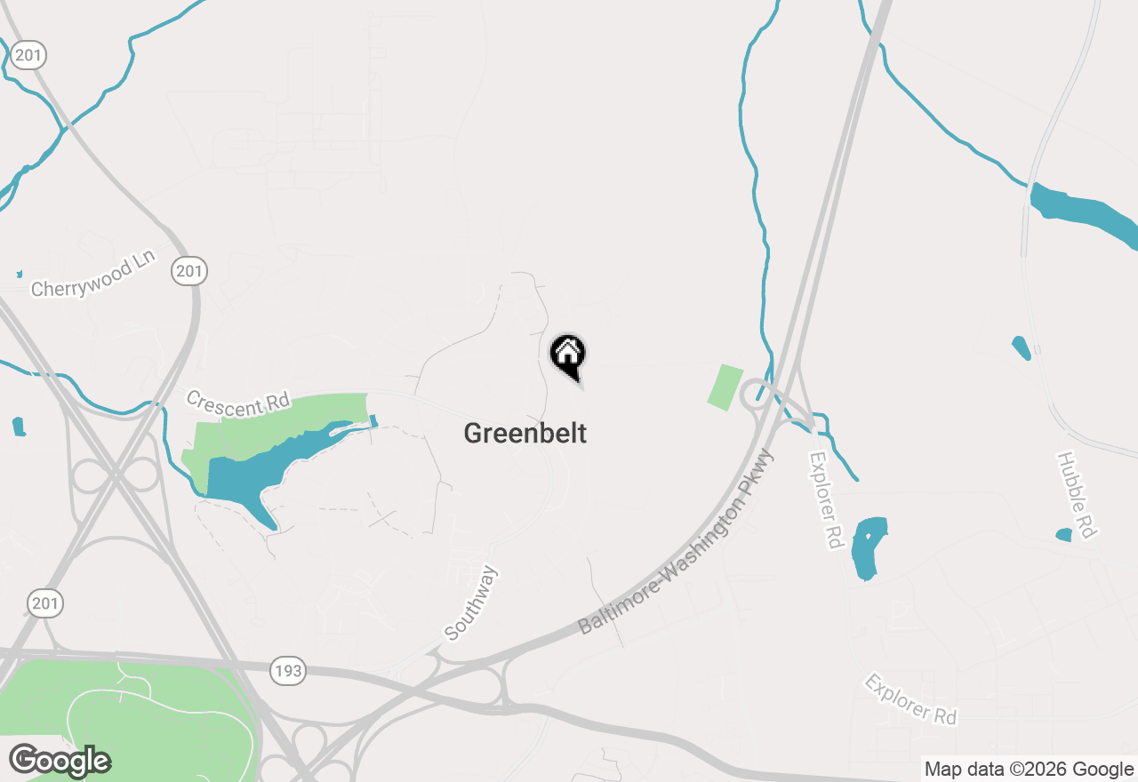 Map of 45 Ridge Road, Greenbelt, MD 20770