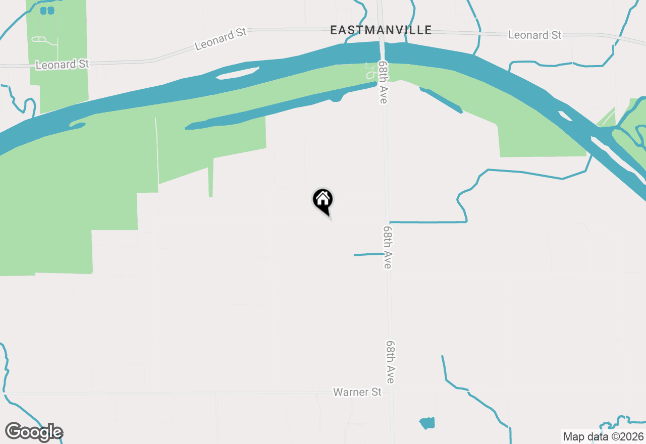 Map of 7020 Osborn Street, Allendale, MI 49401