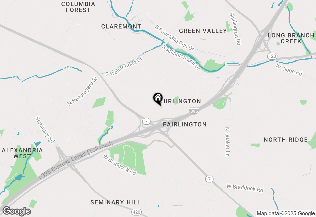 Map of 3057 S Buchanan Street #B1, Arlington, VA 22206