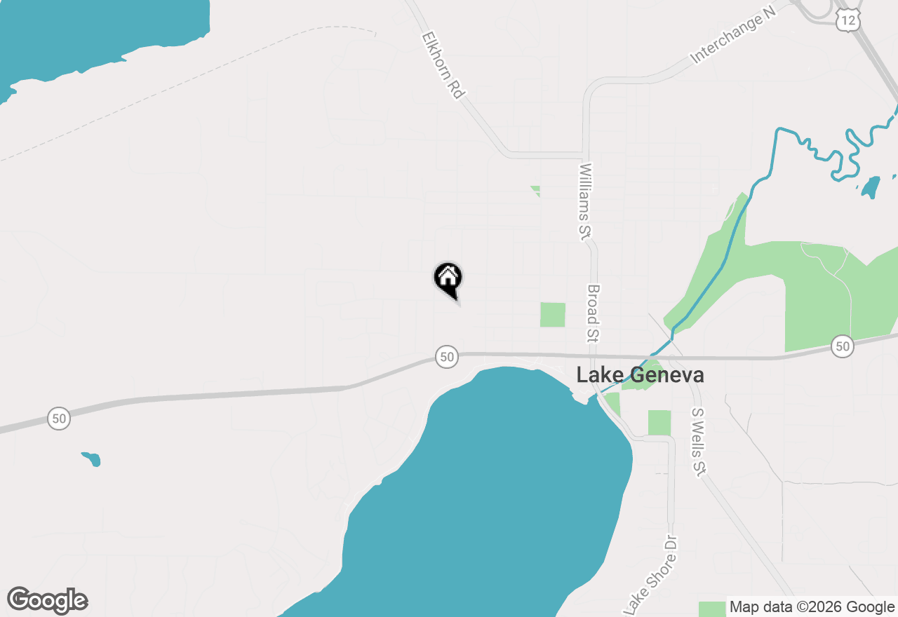 Map of 1250 Wisconsin St #207B, Lake Geneva, WI 53147