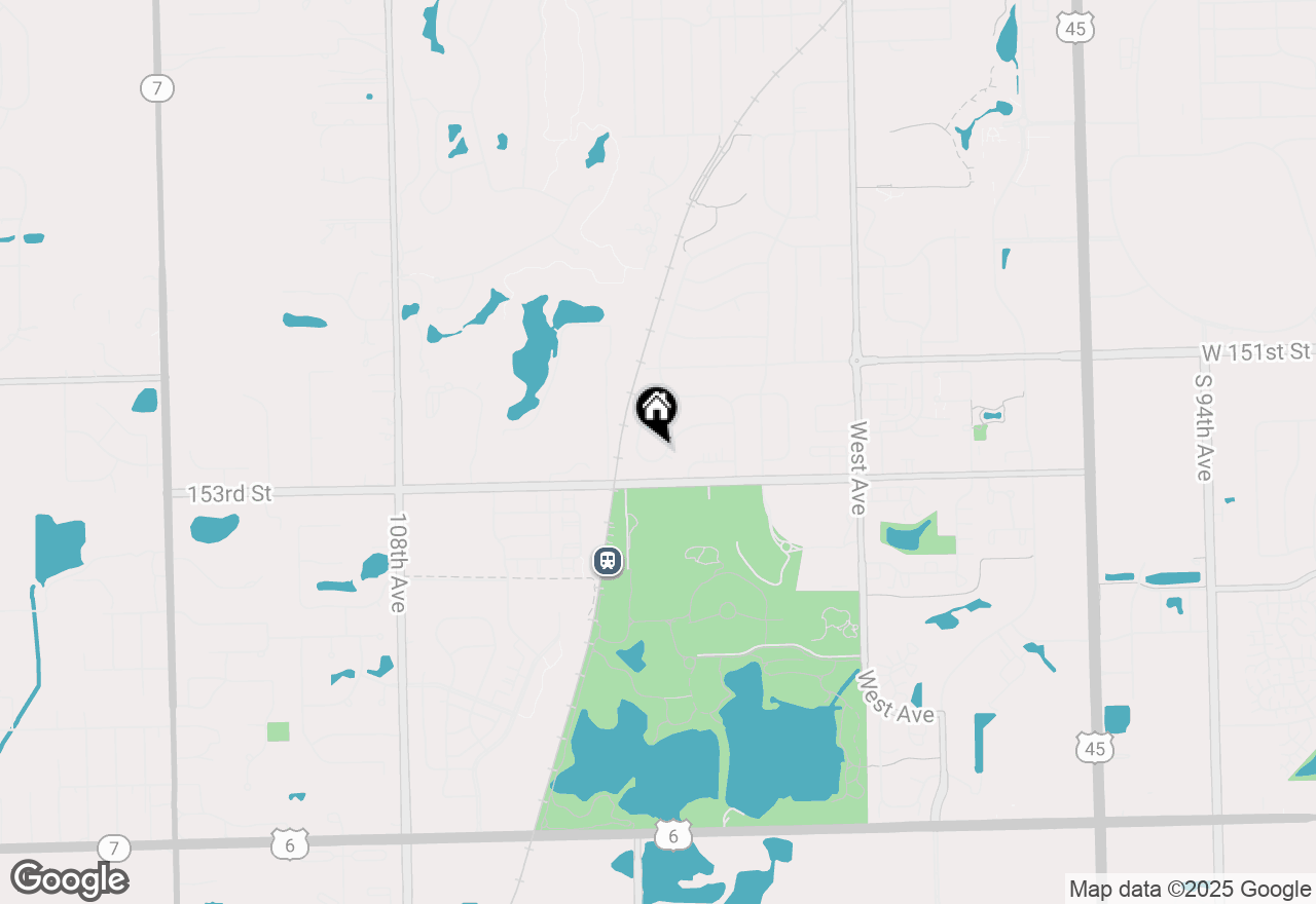 Map of 10330 Hilltop Drive, Orland Park, IL 60462