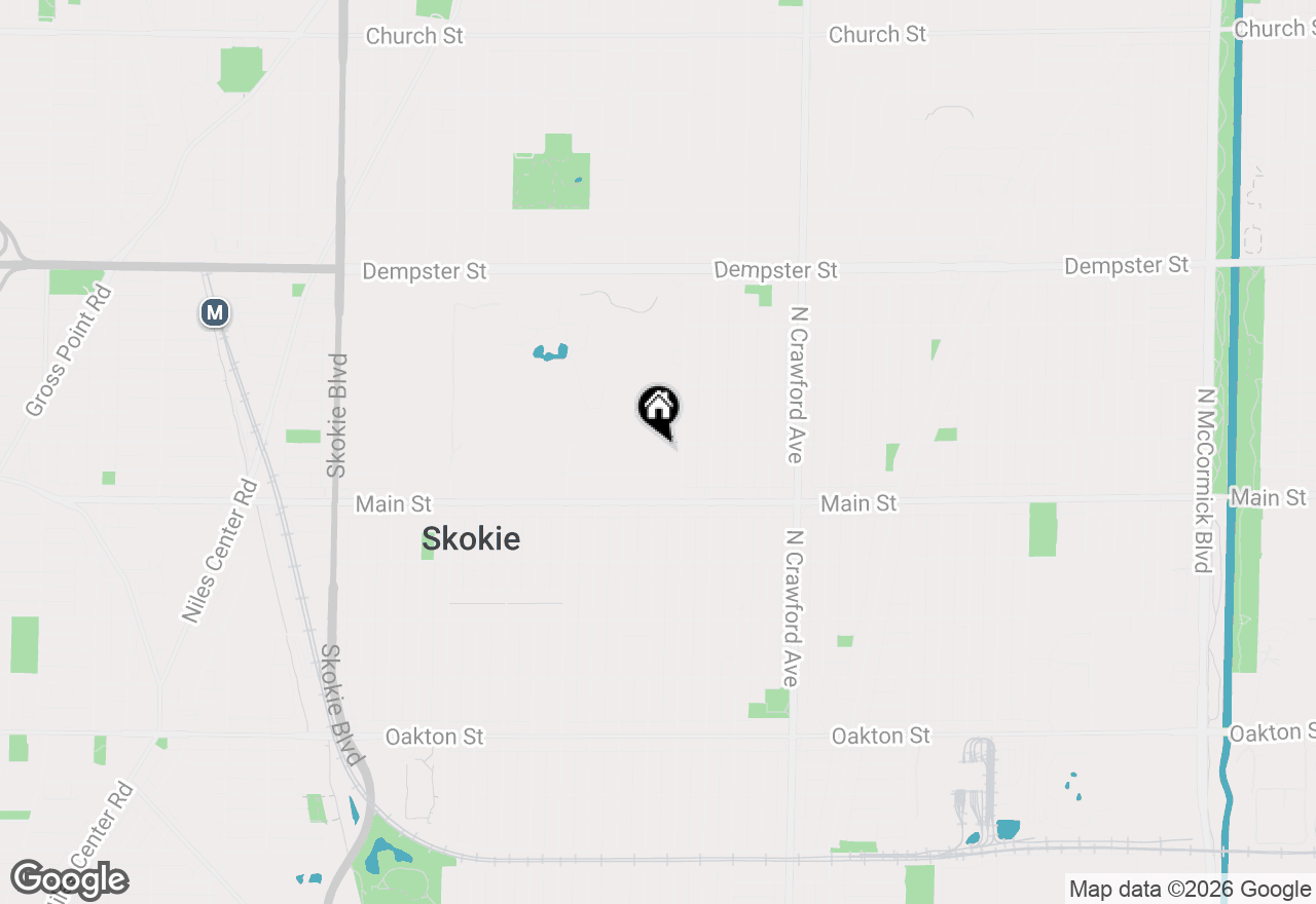Map of 4225 Lee Street, Skokie, IL 60076