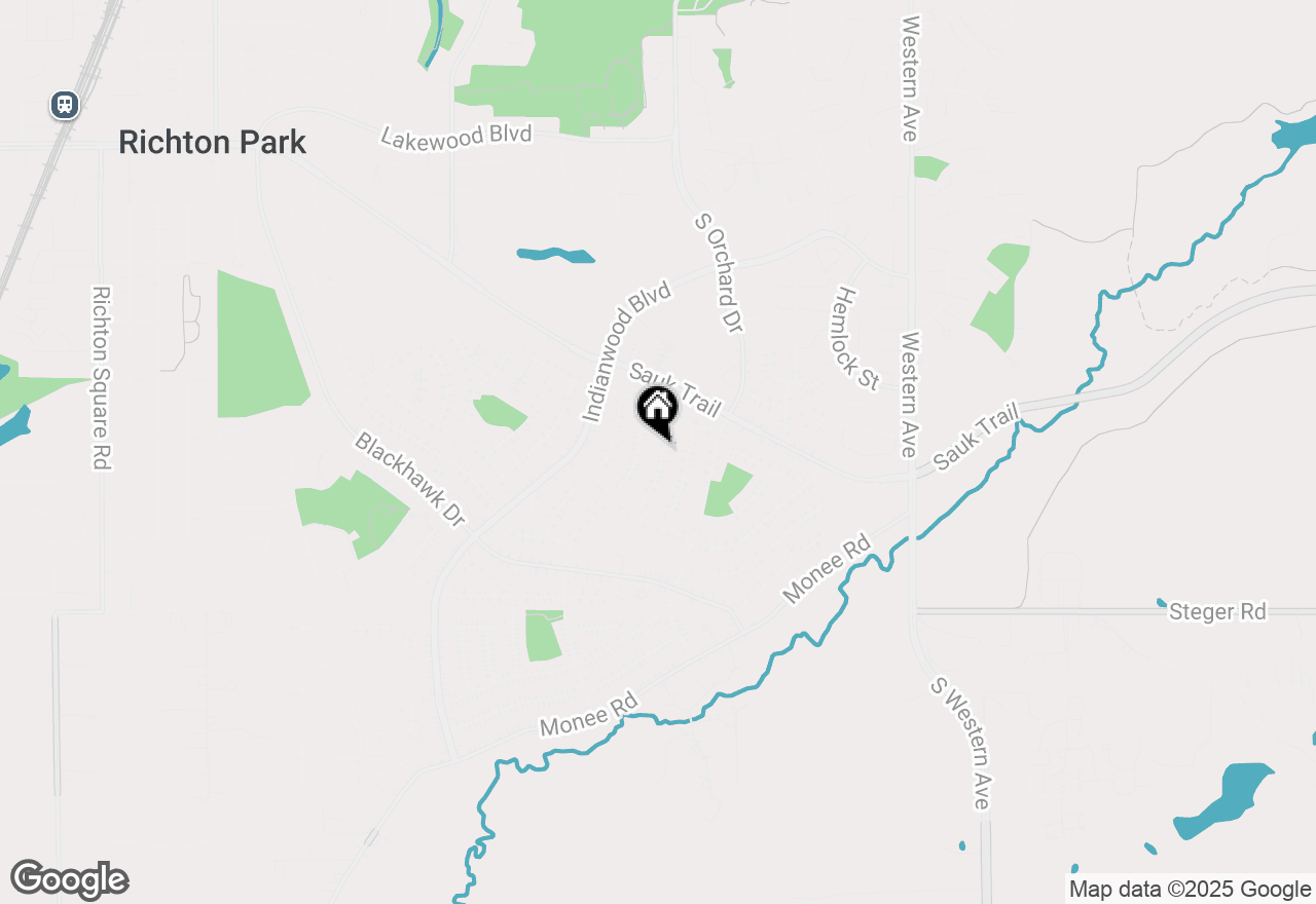 Map of 322 Nokomis Street, Park Forest, IL 60466