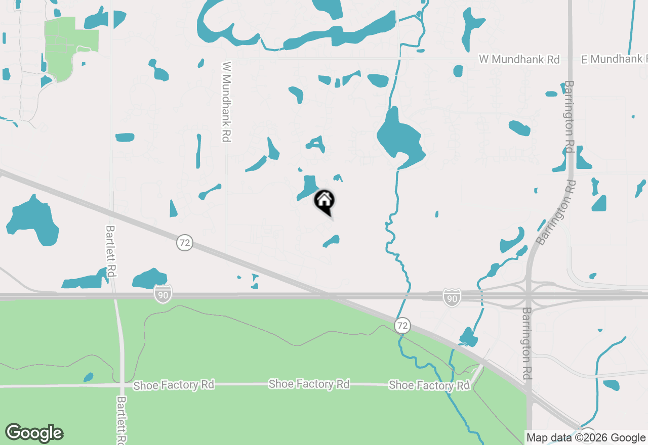 Map of 6 Blossom Court, South Barrington, IL 60010