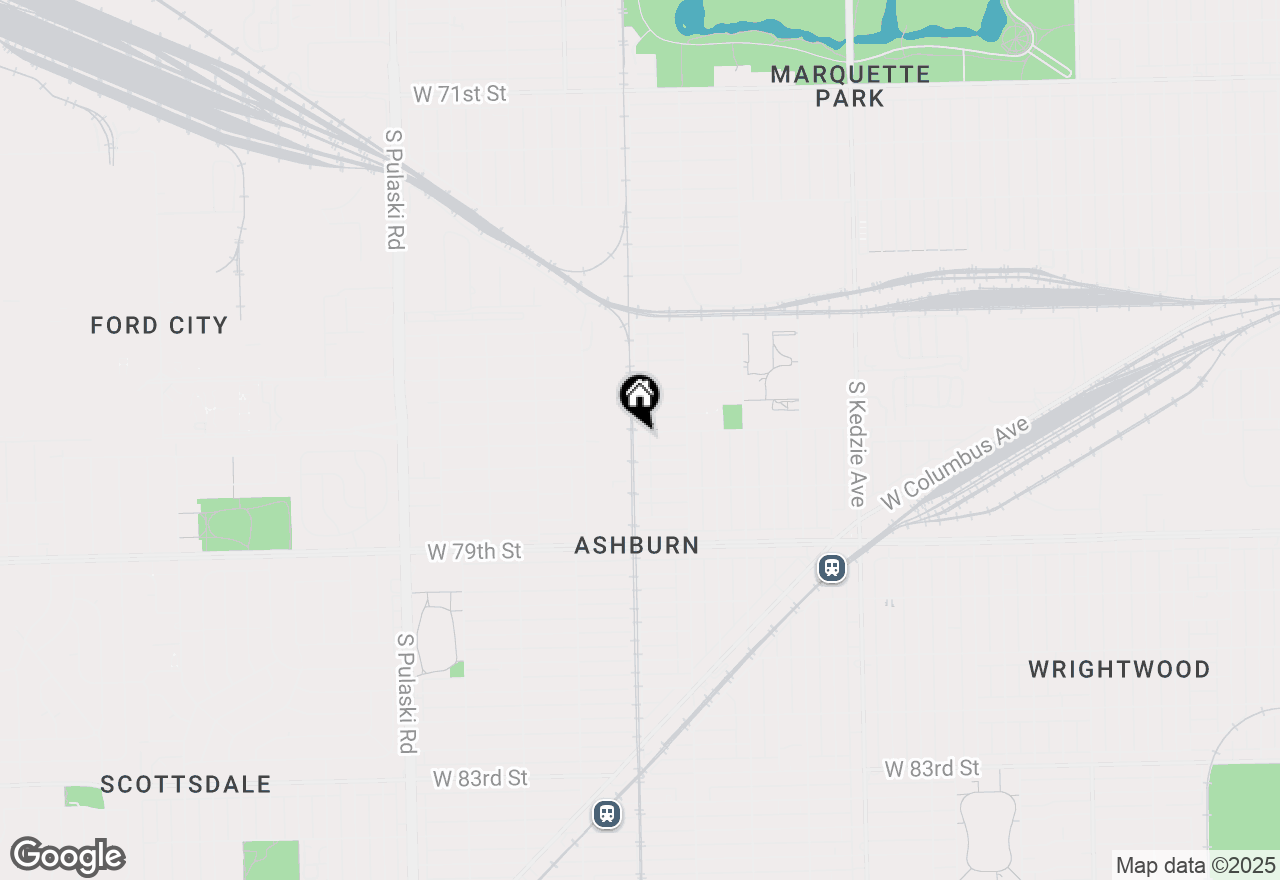 Map of 3553 W 77th Street, Chicago, IL 60652