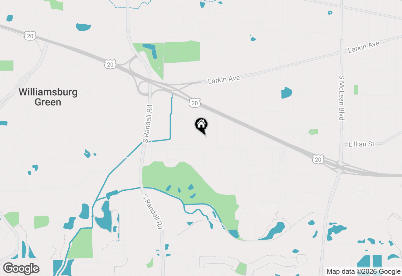 Map of 10N827 Hawthorne Street, Elgin, IL 60123