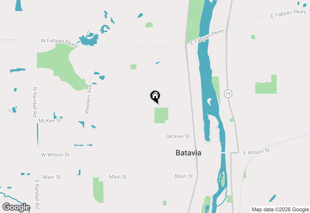 Map of 640 North Avenue, Batavia, IL 60510