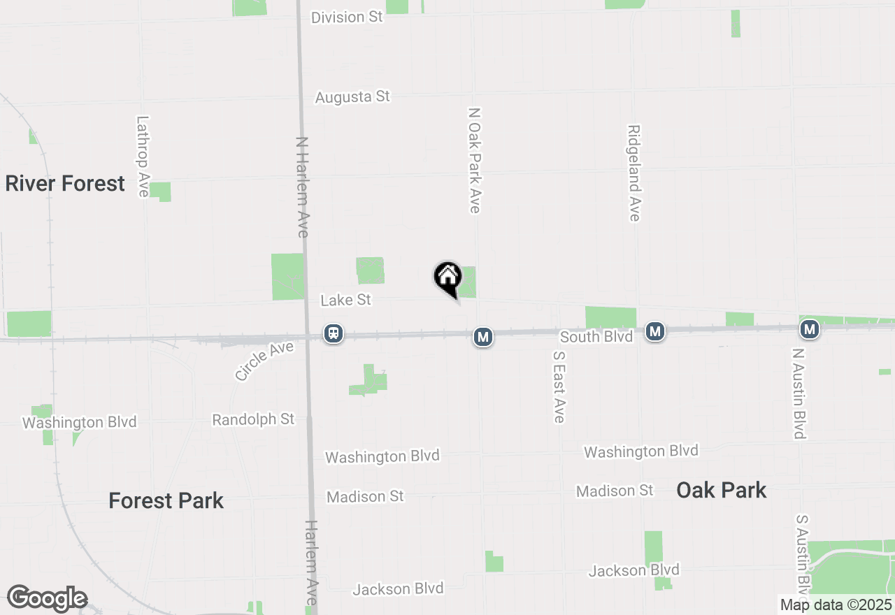 Map of 855 Lake Street #107, Oak Park, IL 60301