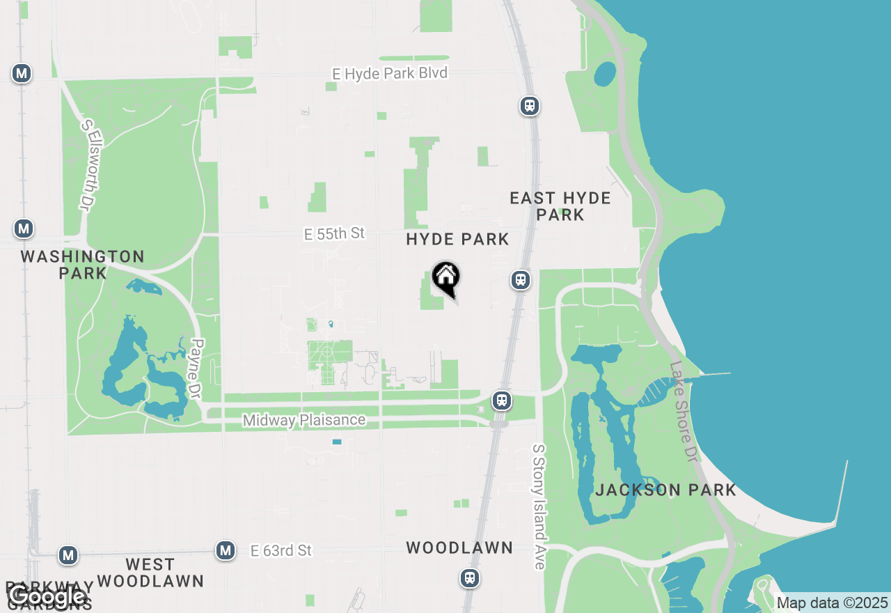 Map of 1366 E 57th Street #3, Chicago, IL 60637