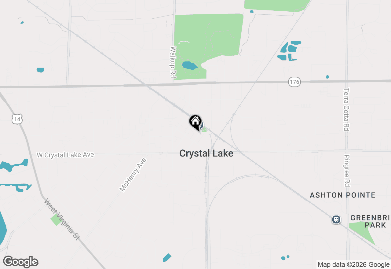 Map of 70 N Williams Street, Crystal Lake, IL 60014