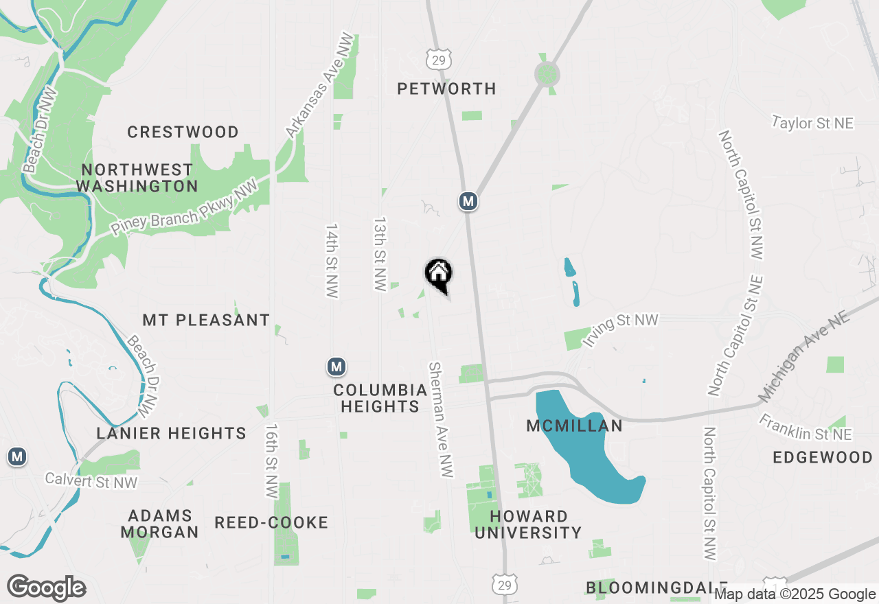 Map of 777 Morton Street Nw #A, Washington, DC 20010