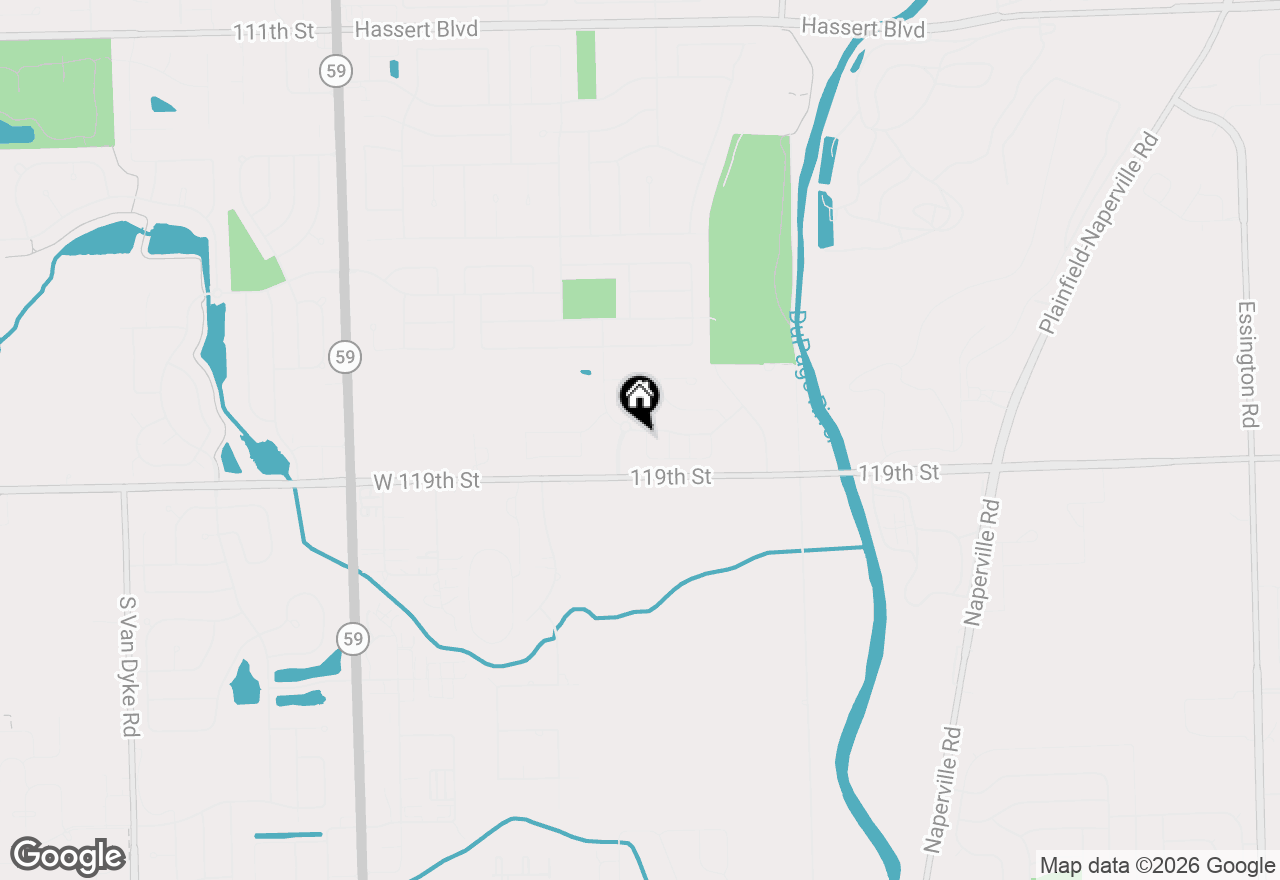 Map of 2317 Horseshoe Circle #10202, Naperville, IL 60564