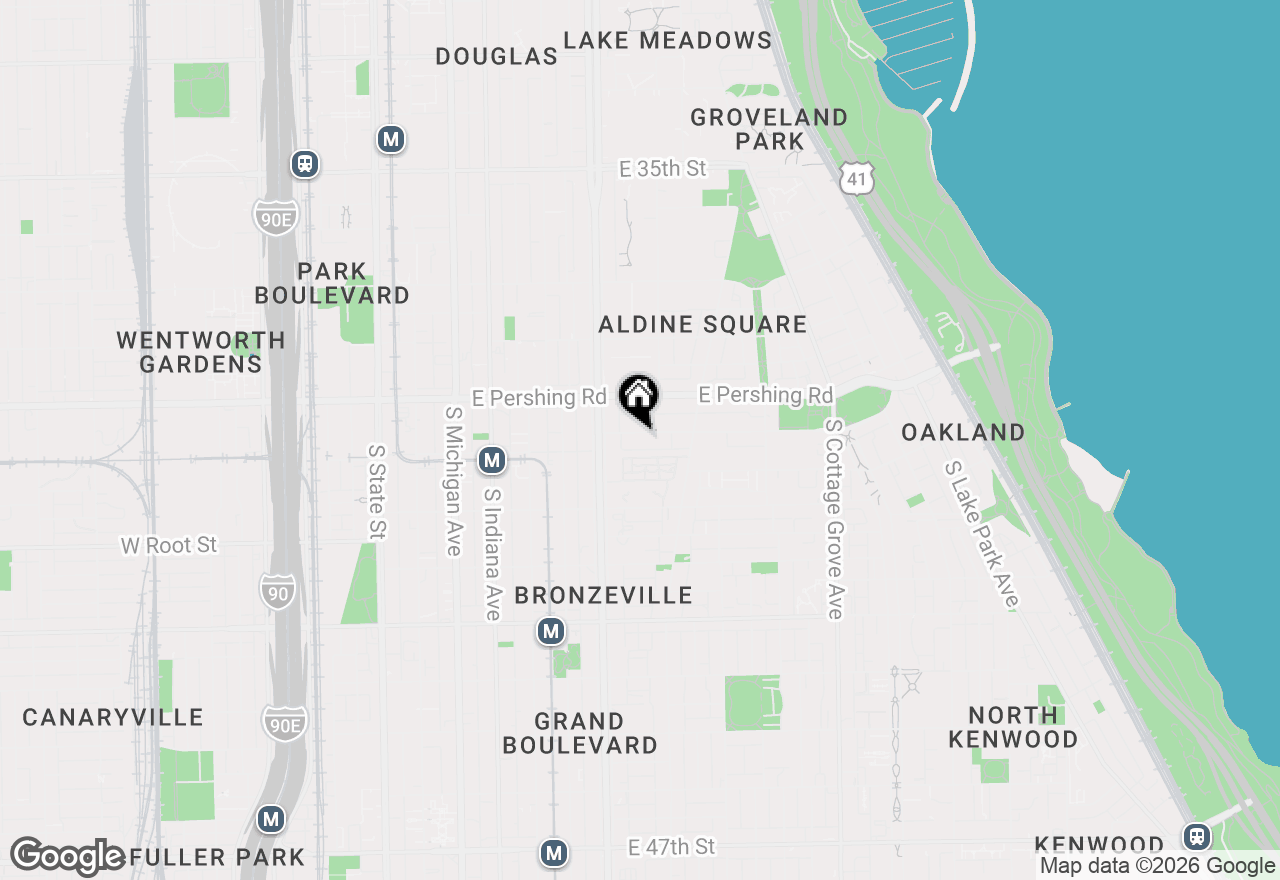Map of 439 E Oakwood Boulevard #49, Chicago, IL 60653
