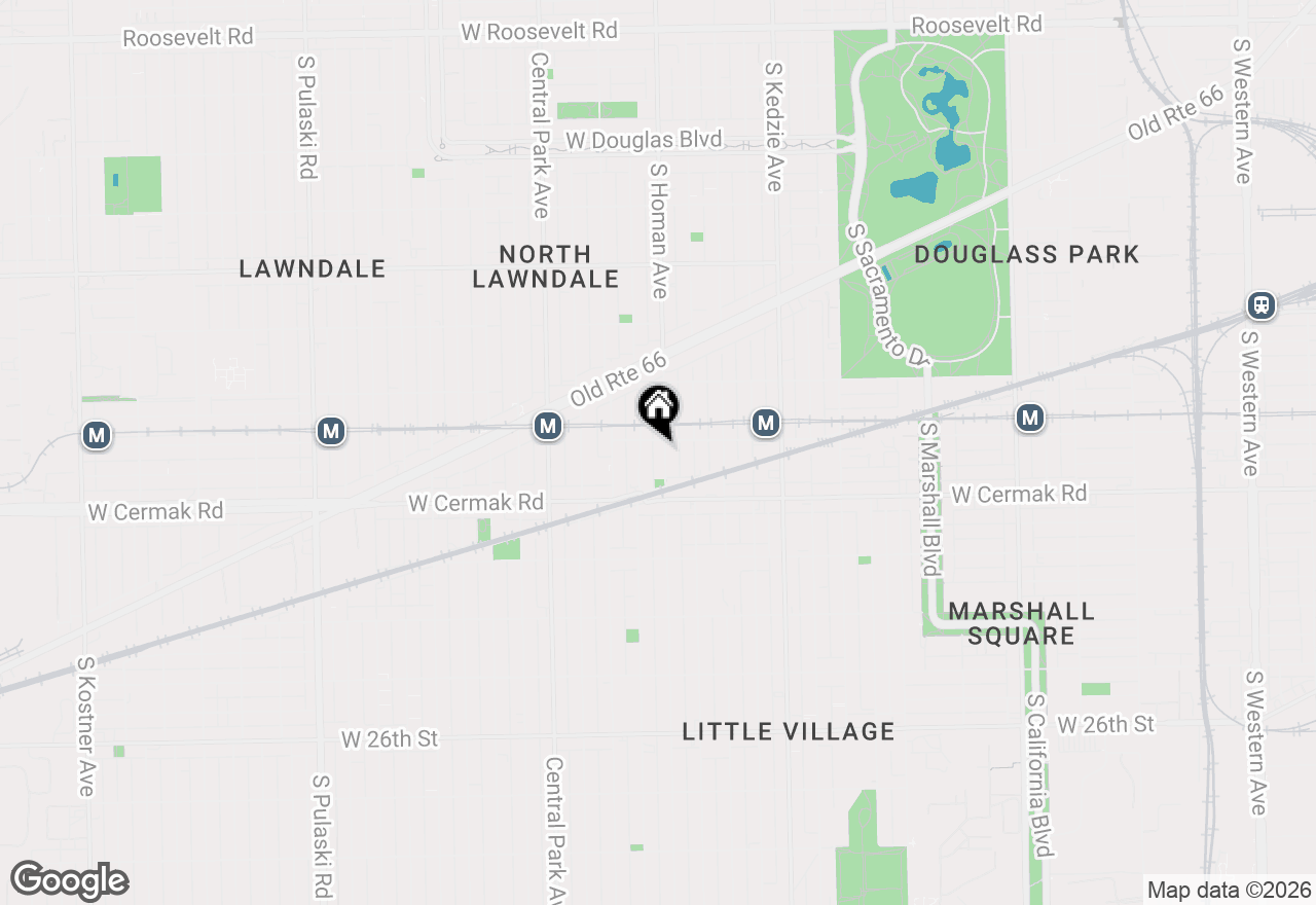 Map of 2108 S Homan Avenue, Chicago, IL 60623