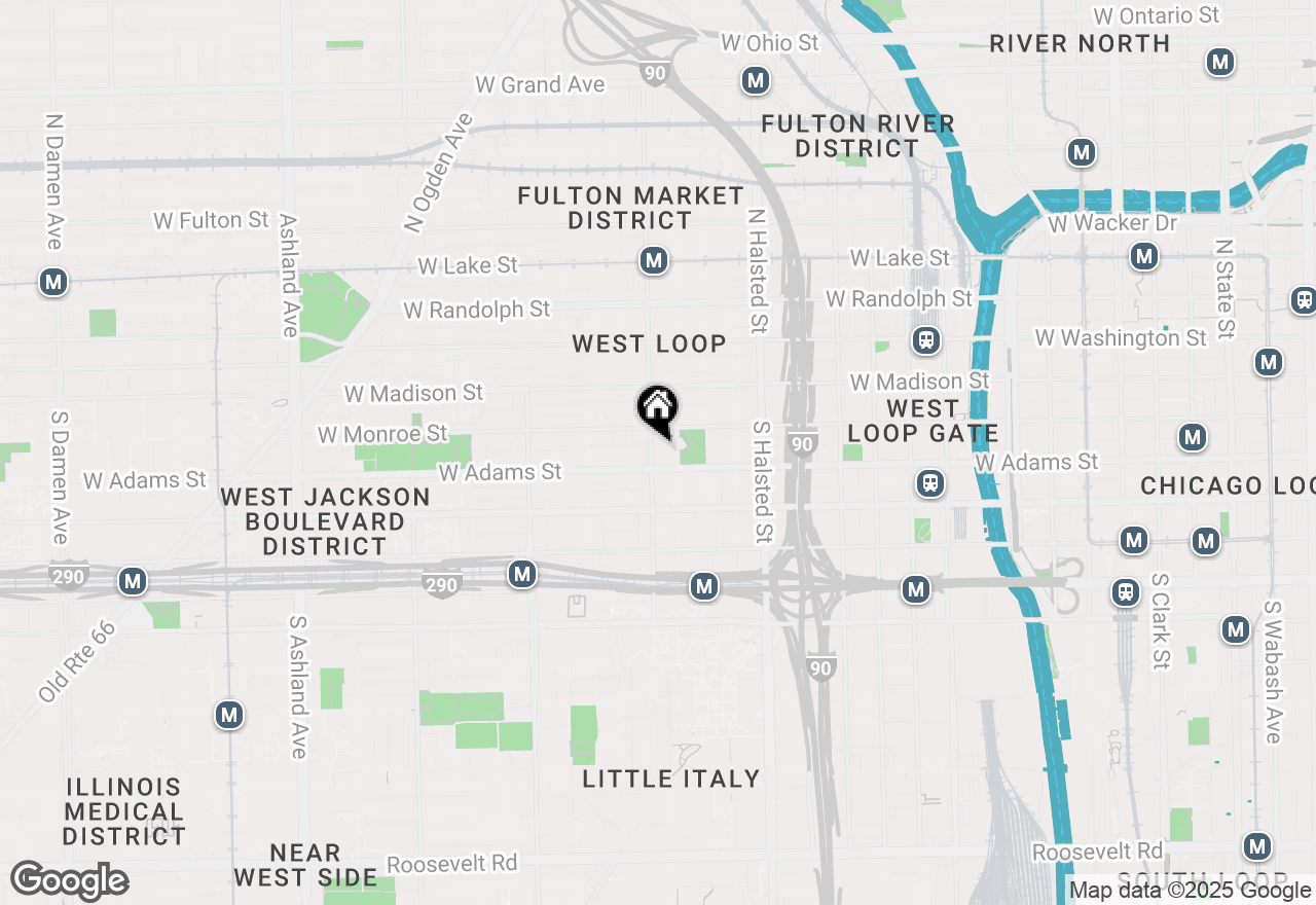 Map of 111 S Morgan Street #510, Chicago, IL 60607