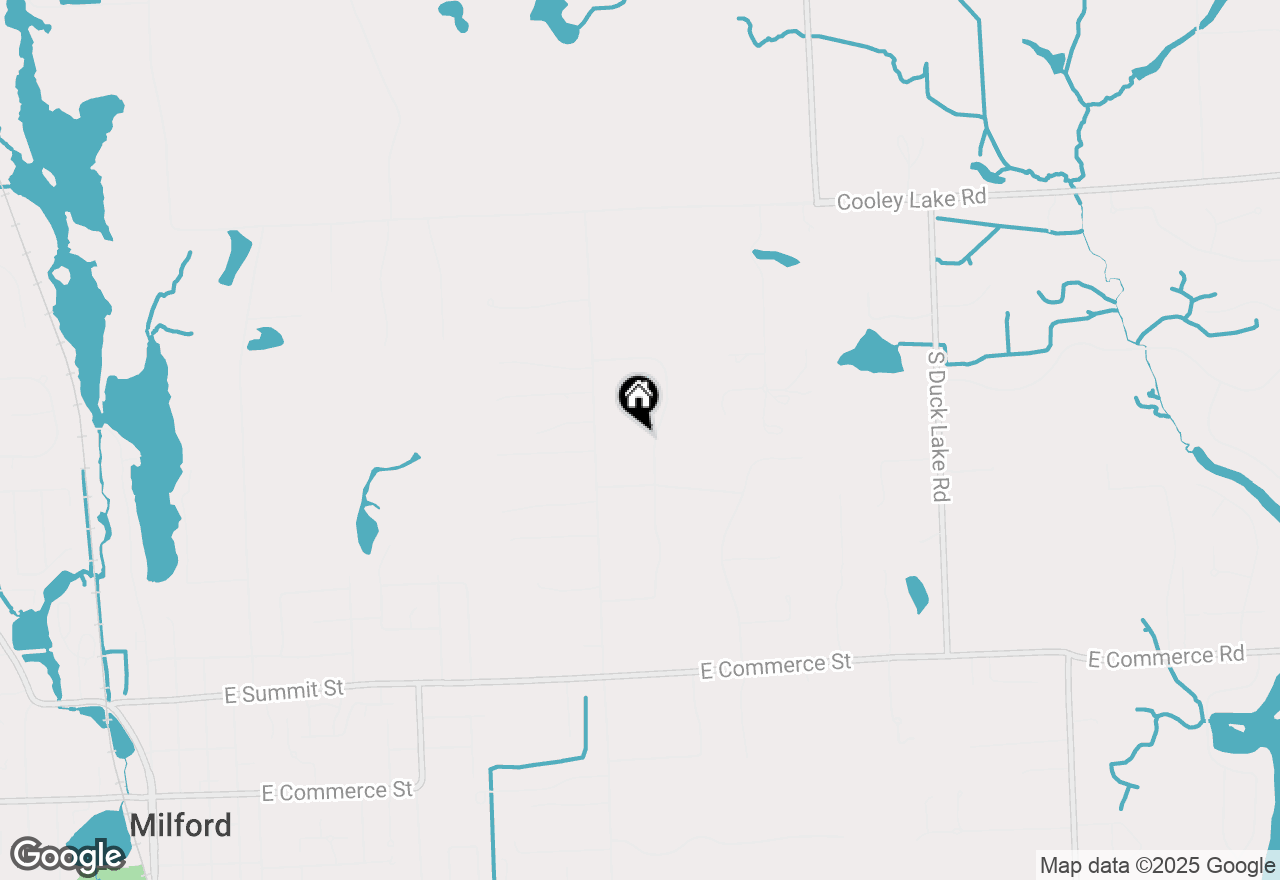 Map of 1065 Manderly Drive, Milford, MI 48381
