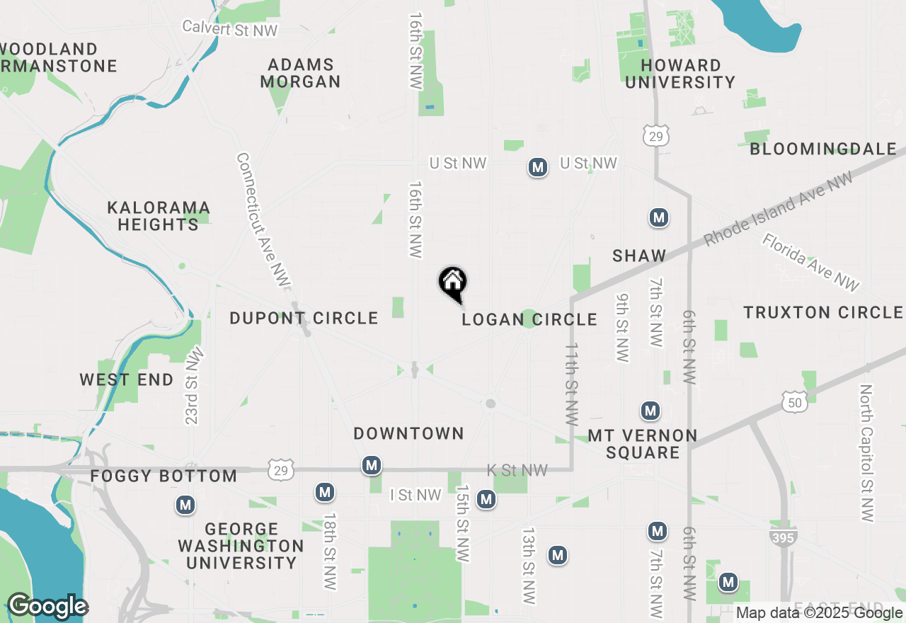 Map of 1515 15th Street Nw #424, Washington, DC 20005