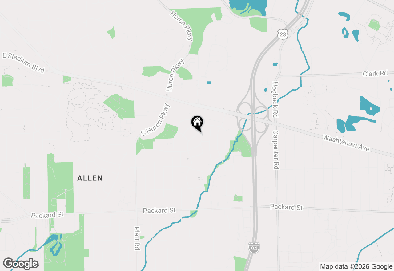 Map of 2307 Pittsfield Boulevard, Ann Arbor, MI 48104
