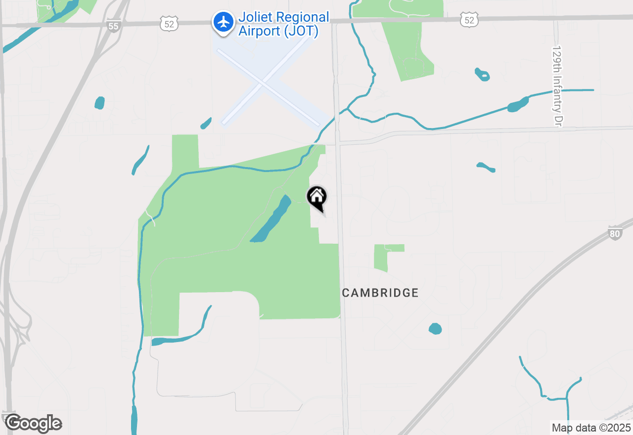 Map of 671 Springwood Drive, Joliet, IL 60431