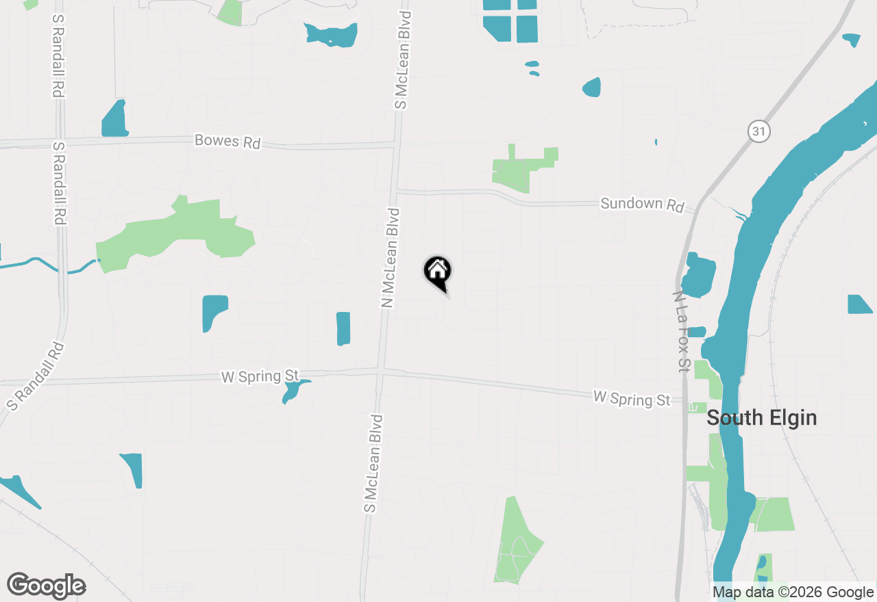 Map of 1005 Manchester Court #1005, South Elgin, IL 60177