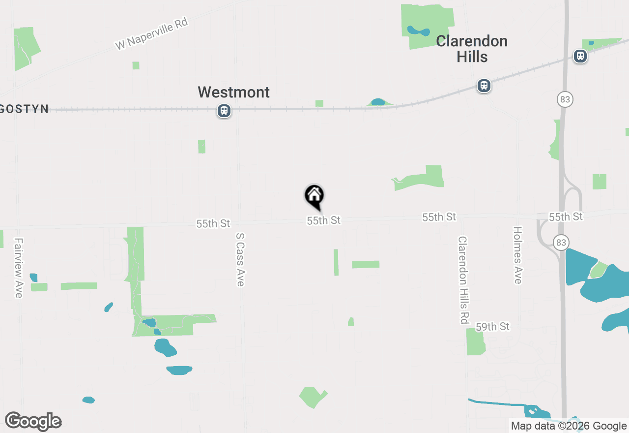 Map of 232 E 55th Street, Westmont, IL 60559
