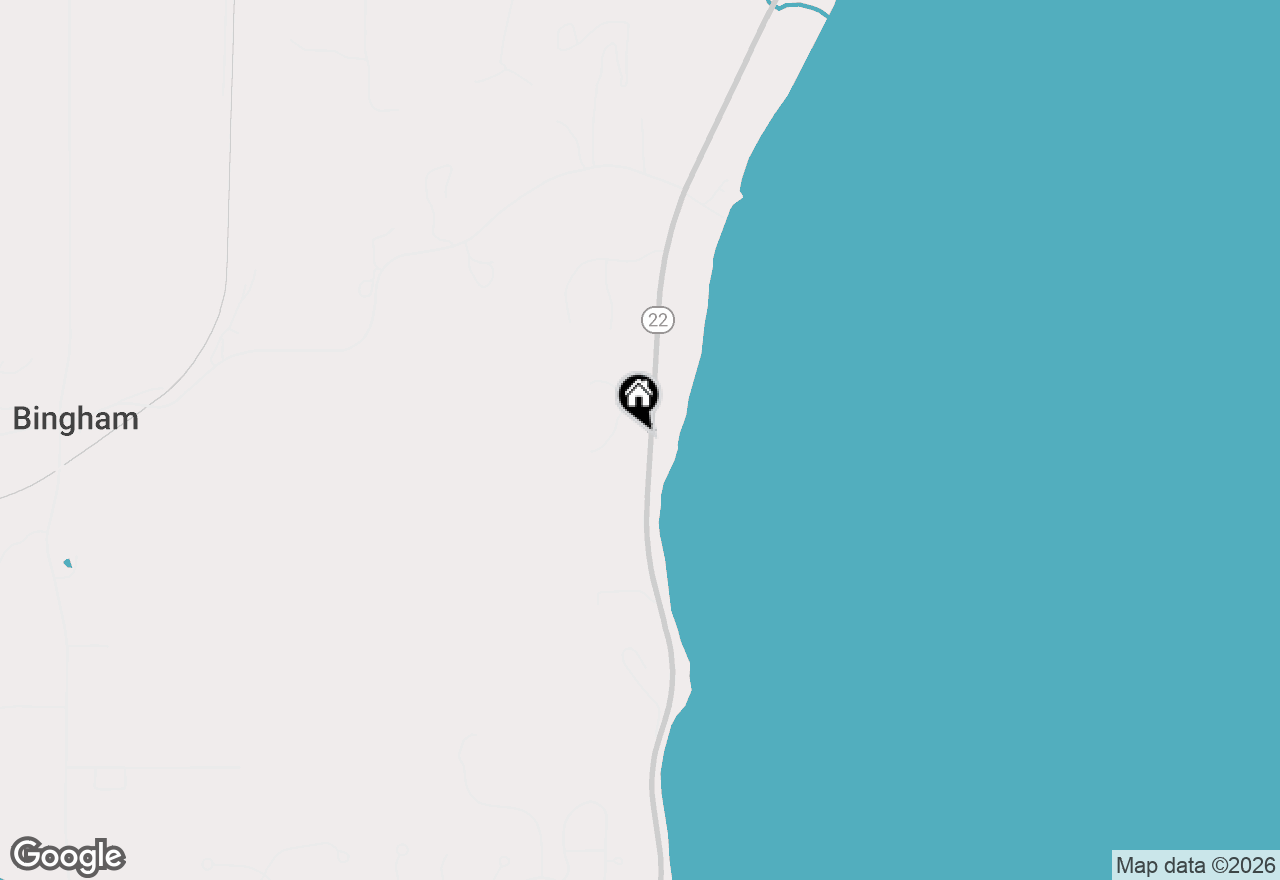 Map of 7184 S West Bay Shore Drive, Traverse City, MI 49684