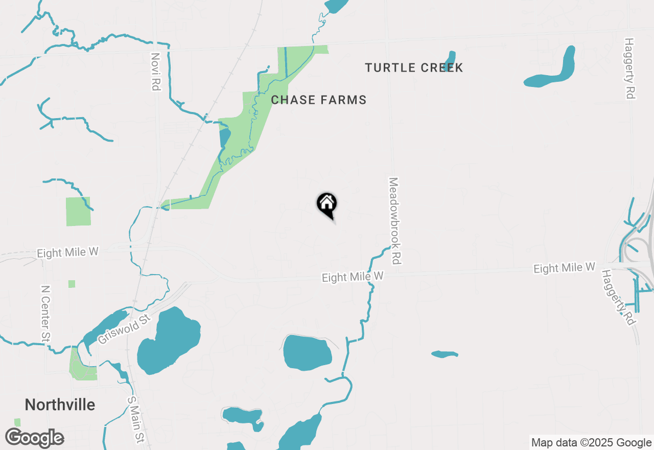 Map of 20942 W Glen Haven Circle, Northville, MI 48167